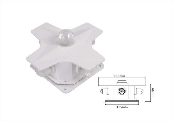 廠家直銷批發(fā)十字星光燈 廣東七彩點(diǎn)光源LED戶外裝飾射燈價(jià)格