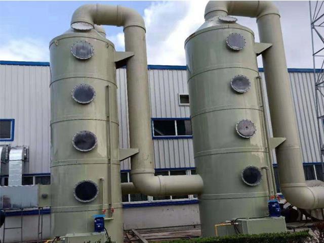 濰坊噴淋塔廠家PP堿液噴淋塔工作原理