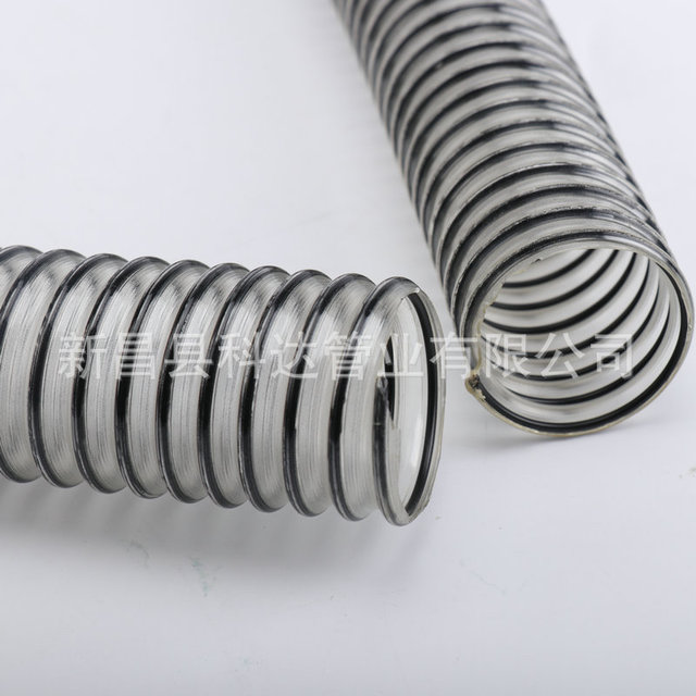 工業(yè)鋼絲吸塵管 工業(yè)鋼絲吸塵管現(xiàn)貨供應 聚氨酯風管