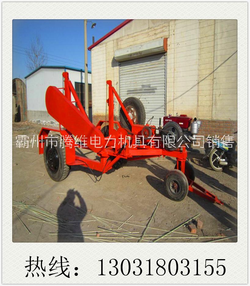 昆明市供應(yīng) 3噸輪胎式電纜拖車 5噸電纜軸支架拖車 出廠批發(fā)
