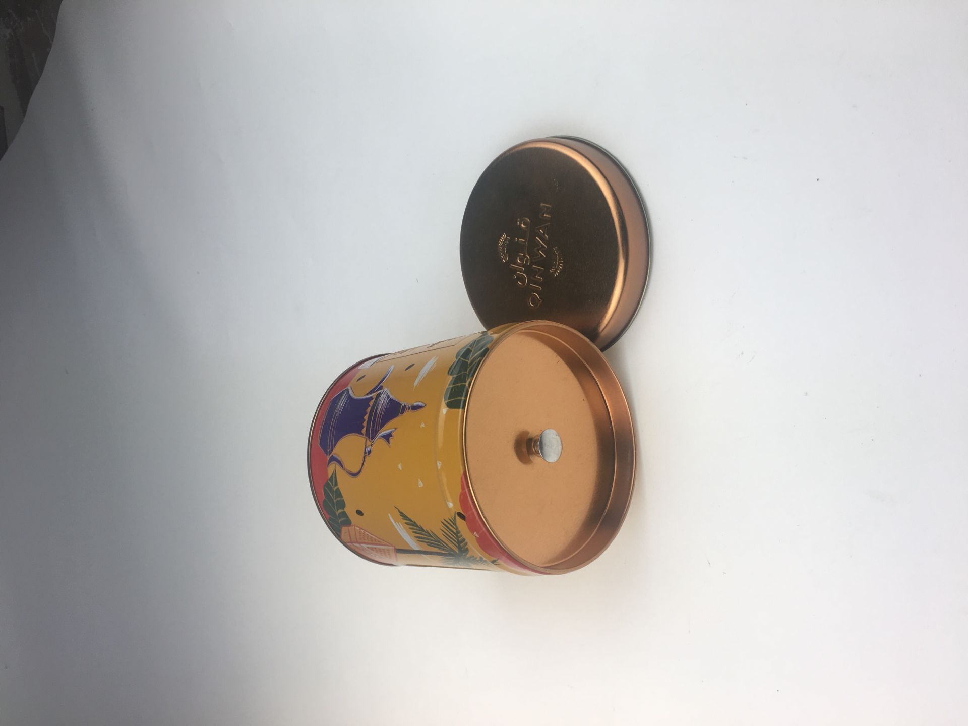 茶葉圓罐 兩層蓋茶葉圓罐  茶葉罐生產(chǎn)廠家