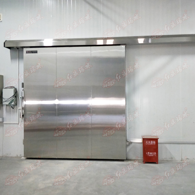天津紅旗冷庫(kù)門(mén) 304#不銹鋼電動(dòng)冷庫(kù)門(mén)冷庫(kù)平移門(mén)定制廠家