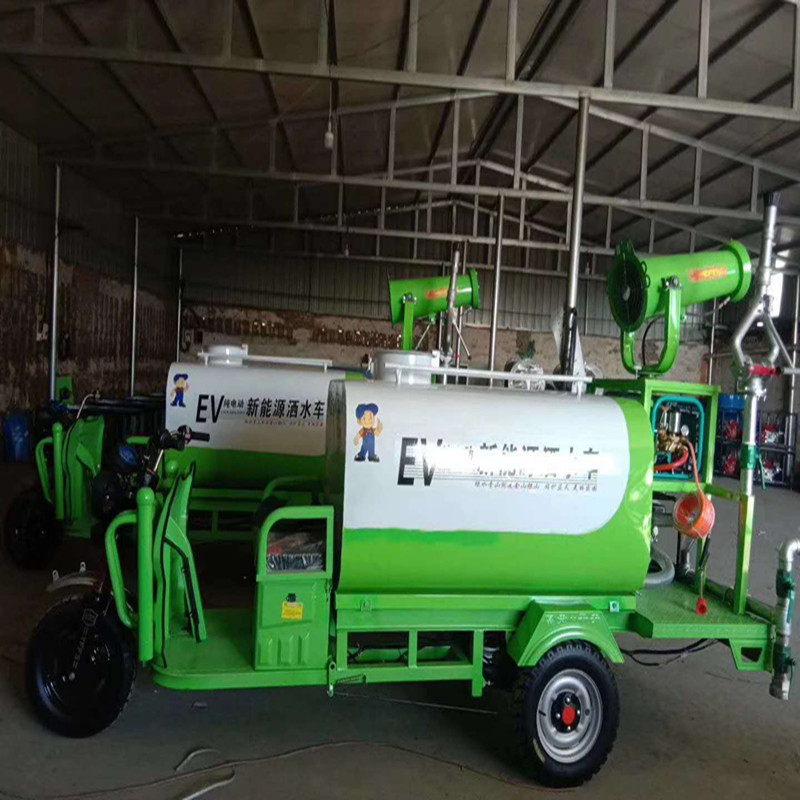 廠家定制 灑水車新能源電動三輪工地園林綠化三輪霧炮灑水車 新型電動高壓灑水車霧炮車 路新型電動高壓灑水車霧炮車