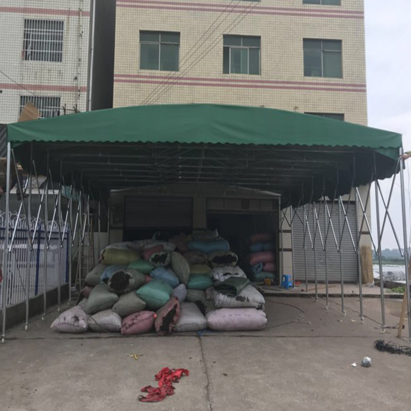 開(kāi)封通許縣*移動(dòng)推拉棚伸縮雨棚活動(dòng)遮陽(yáng)篷