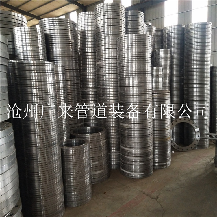 廣來(lái)供應(yīng)板式平焊法蘭 碳鋼平焊法蘭 焊接法蘭