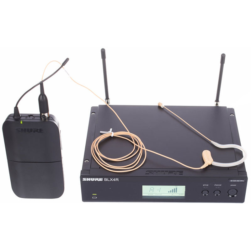 Shure BLX14R/MX153 舒爾無線麥克風(fēng) 無線耳掛式話筒 單耳戴頭戴式話筒 BLX14R/MX53