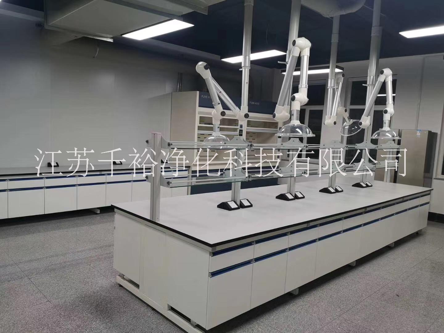 高校實驗室廠家，鋼木邊臺通風柜，實驗室上門測量