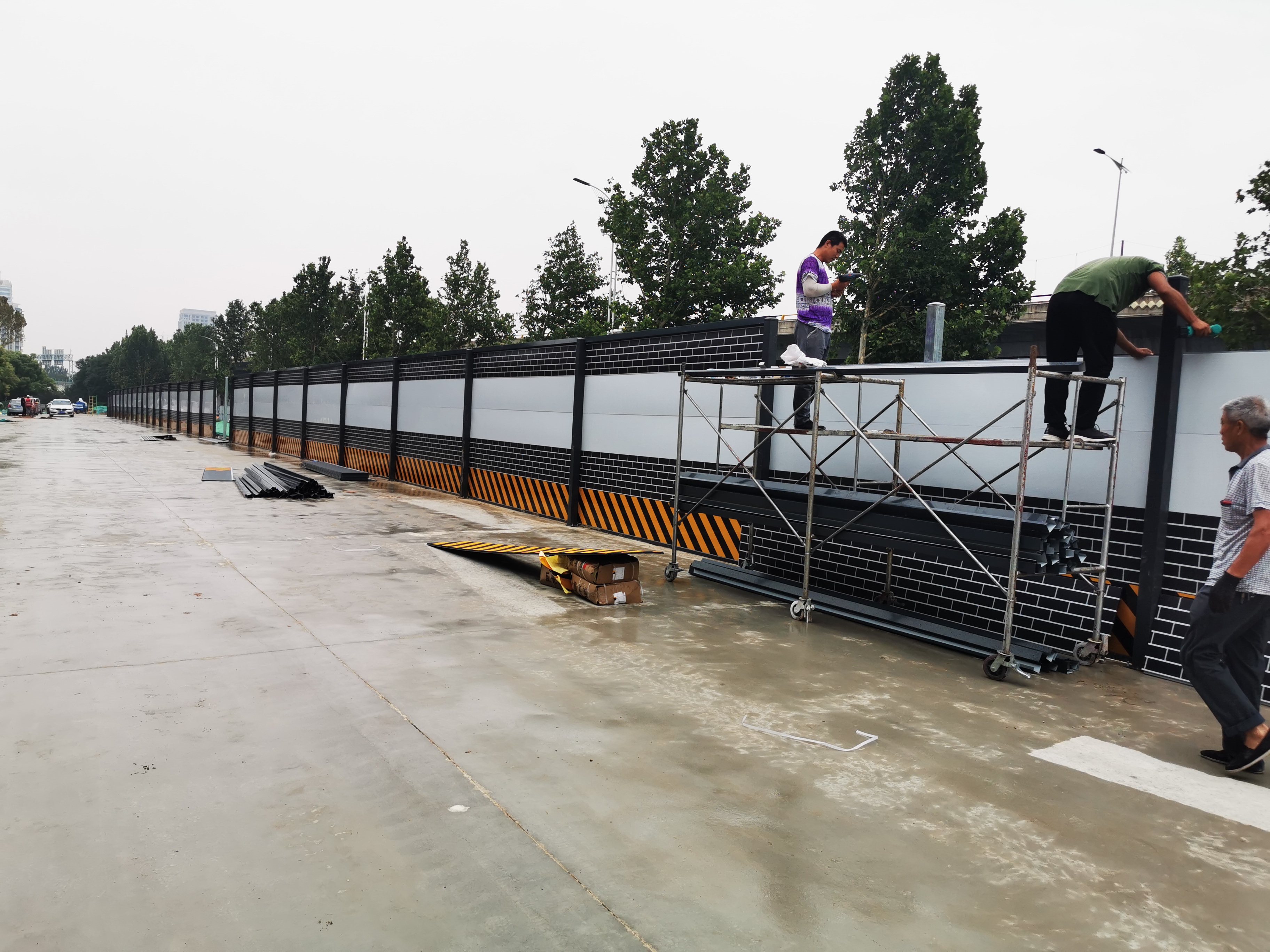 市政工程建筑施工裝配式護(hù)欄圍擋仿古圍欄濰坊廠家直銷