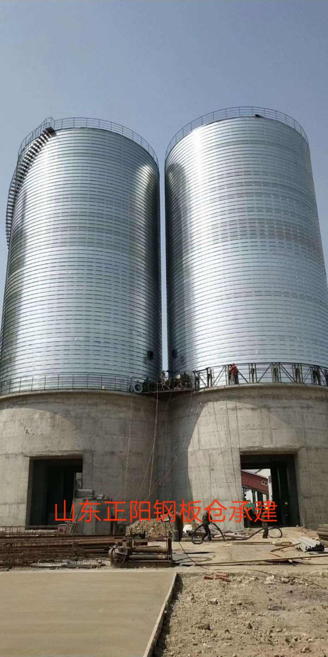 石家莊 螺旋鋼板卷板倉鍍鋅鋼板倉用心制造