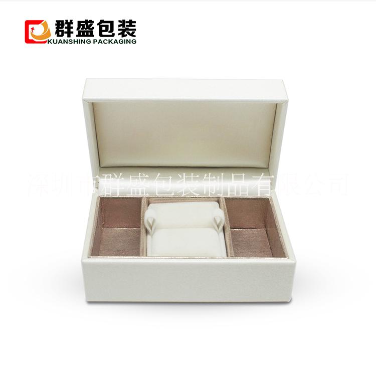 皮革首飾收納盒 首飾耳飾收納盒 項鏈盒子包裝盒 飾品包裝盒子 皮革首飾盒定做
