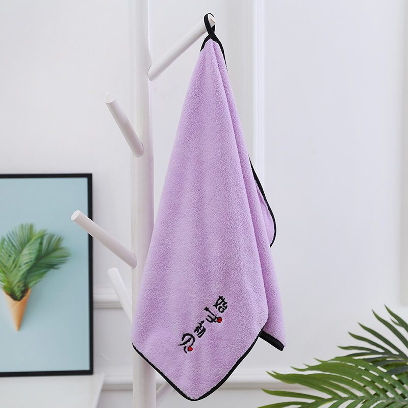 毛巾情侶毛巾浴巾包邊繡花禮品超市？河北超細(xì)纖維毛巾廠家直銷？超吸水加厚大規(guī)格毛巾批發(fā)