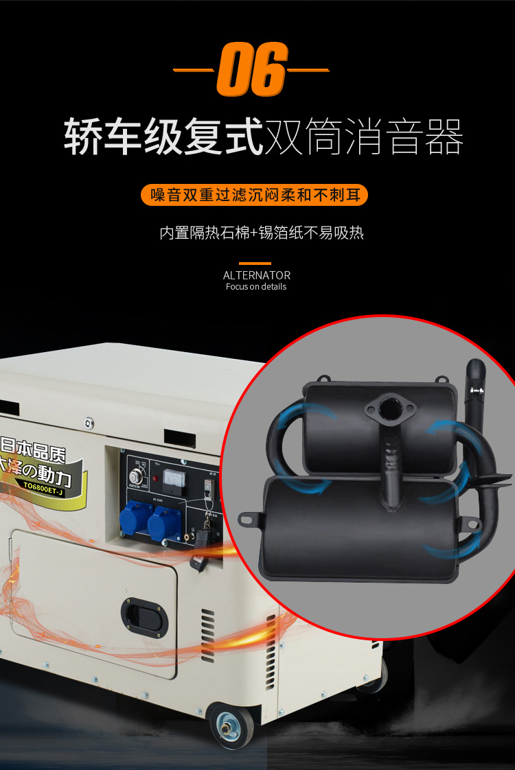 TO18000ET柴油發(fā)電機(jī)功率15千伏安