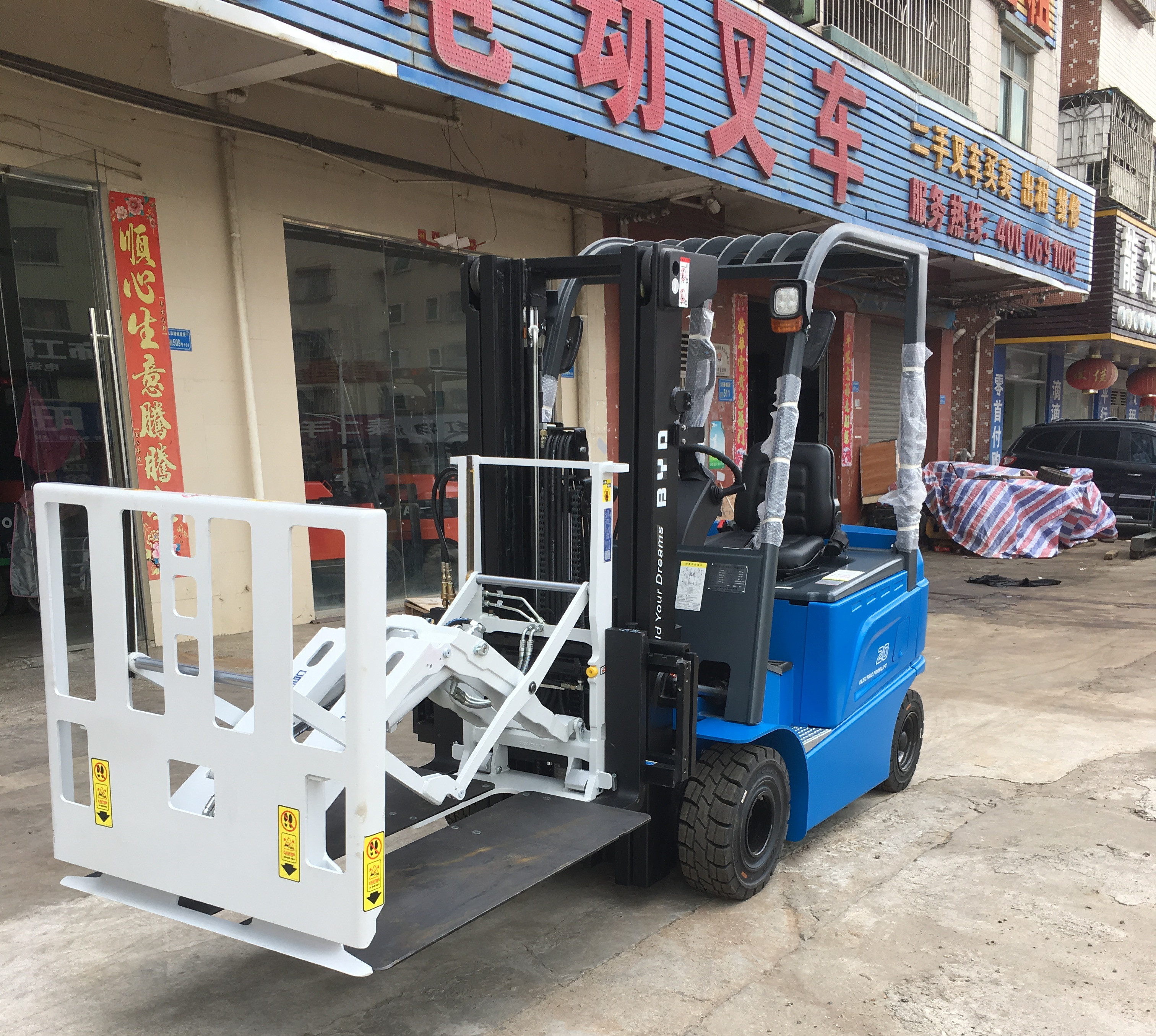 全新快裝型推拉器 紙滑板叉車 紙滑板叉車出租