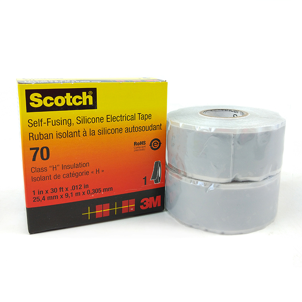 3M70#自融硅膠電氣膠帶3m70號3mScotch70#高溫抗電弧膠帶阻燃膠