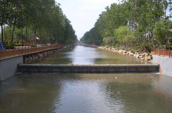 液壓壩液壓景觀壩 2.5*16m景觀壩價格