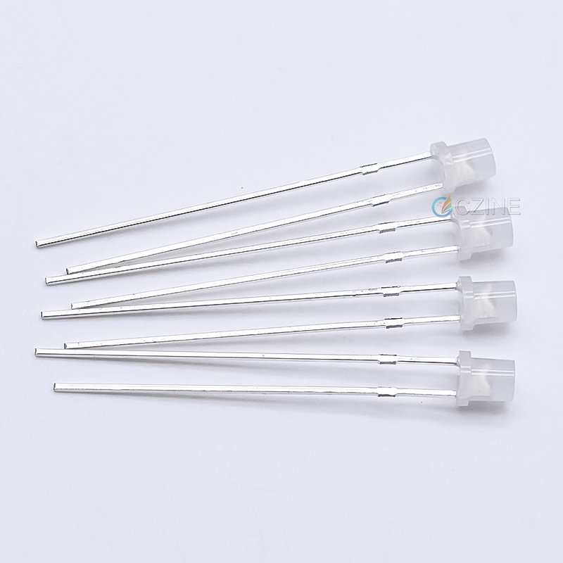 3mm/f3led燈珠發(fā)光二極管平頭白發(fā)白白發(fā)翠綠白發(fā)紅白發(fā)黃霧狀散光高亮長腳指示燈工廠直銷