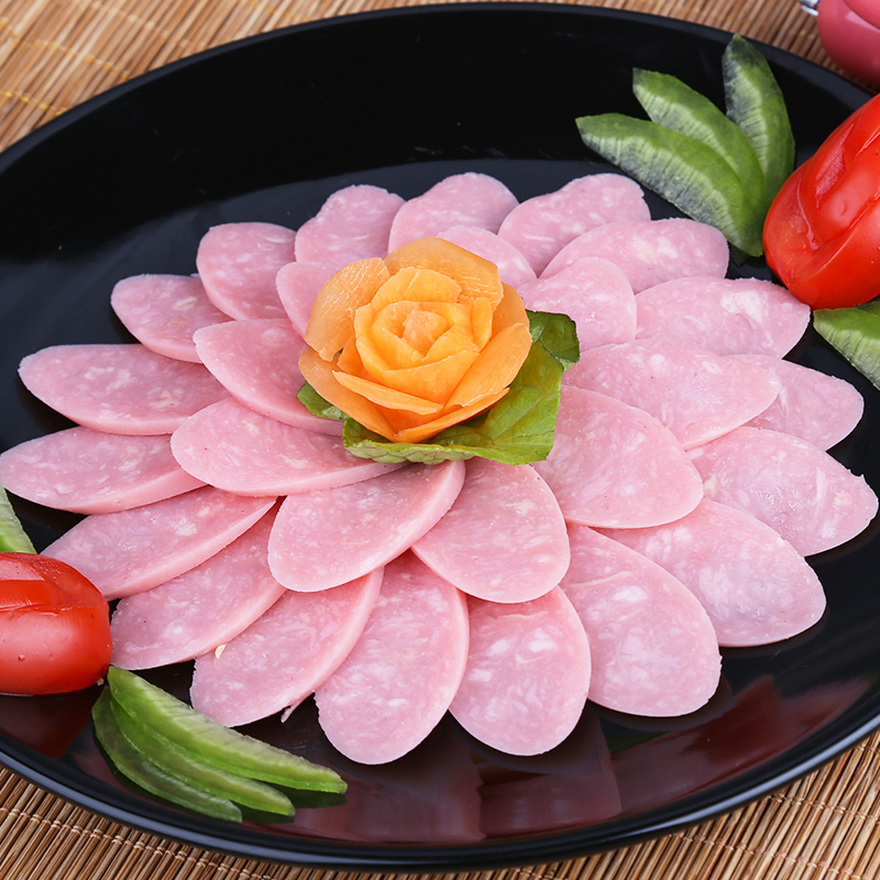 金鑼火腿腸特品肉花腸80g*40支香腸午餐肉類零食粗大煎炸整箱