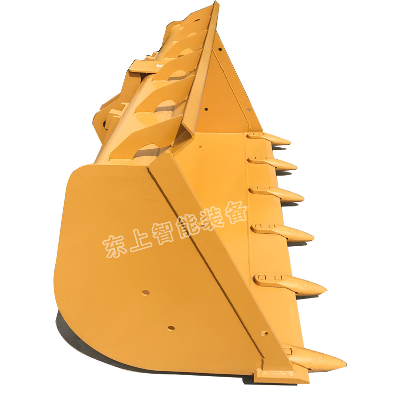 廠家定制Q345鋼板材質(zhì)裝載機(jī)鏟斗 龍工855鏟車標(biāo)準(zhǔn)斗供應(yīng)