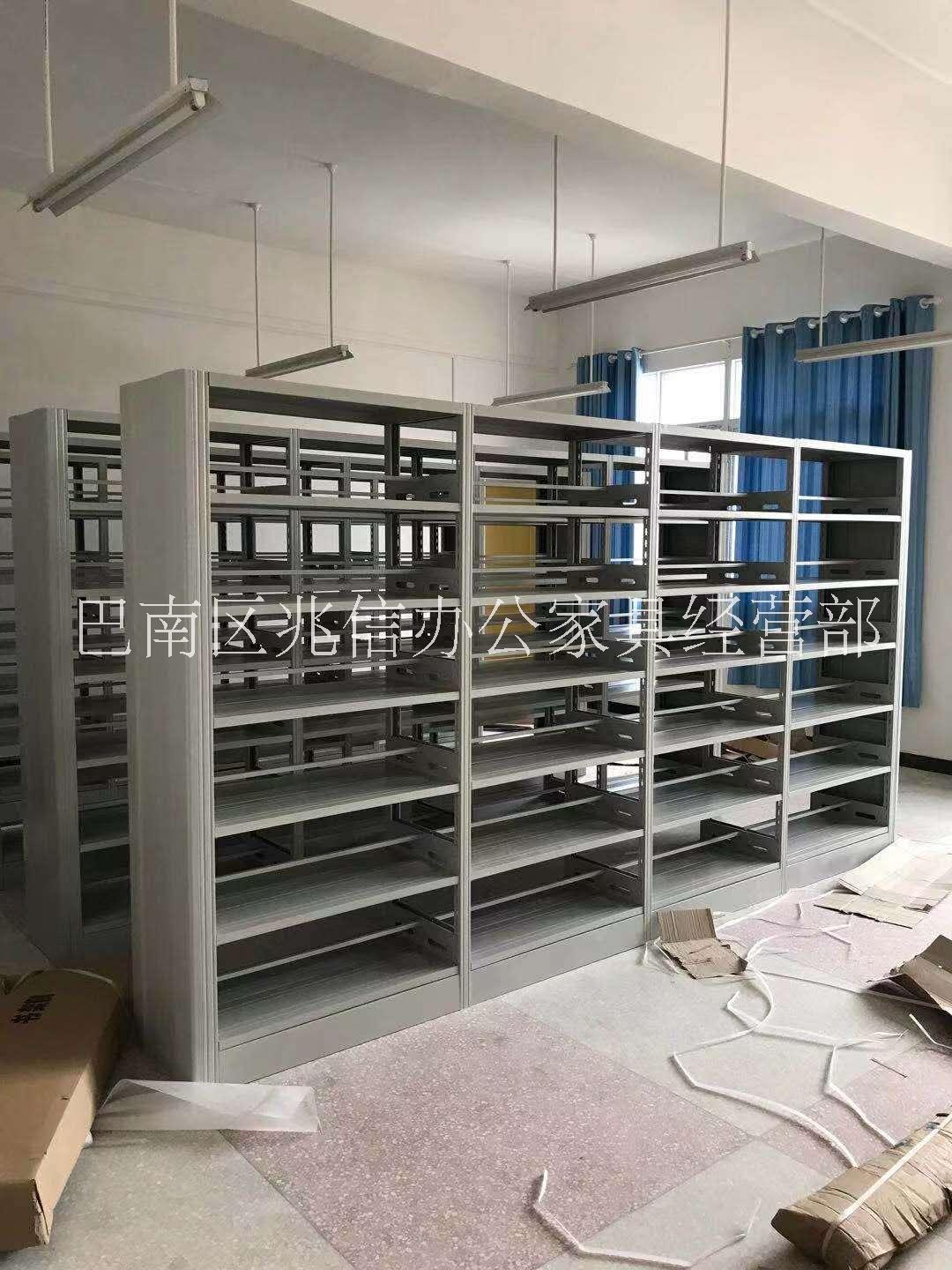 簡易鋼制書架書店學(xué)校單雙面資料架