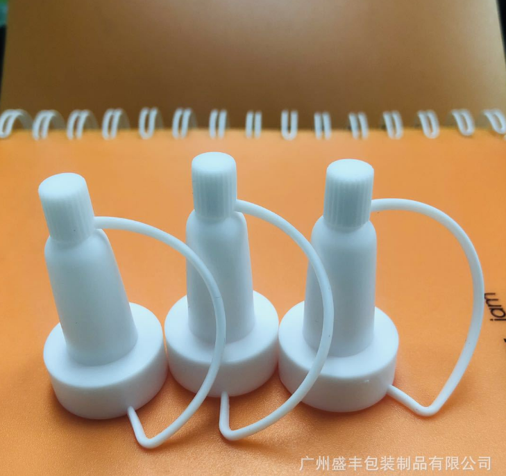 20牙卡口拉管瓶 *喇叭頭 乳白色精華液 分裝喇叭頭