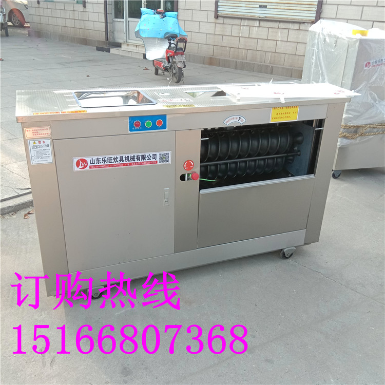 進面口加大蛟龍加長全自動饅頭機 不沾面圓饃機 饅頭出球機 和面輸面提升一體機 輸送饅頭大小均勻