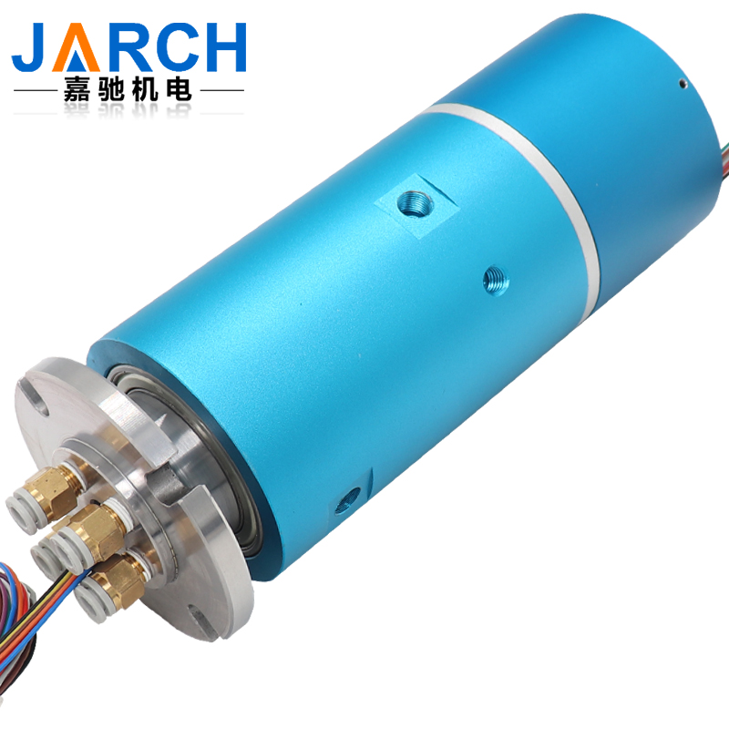 廠家直銷氣電一體滑環(huán)電氣混合導電滑環(huán)氣電旋轉接頭非標定制