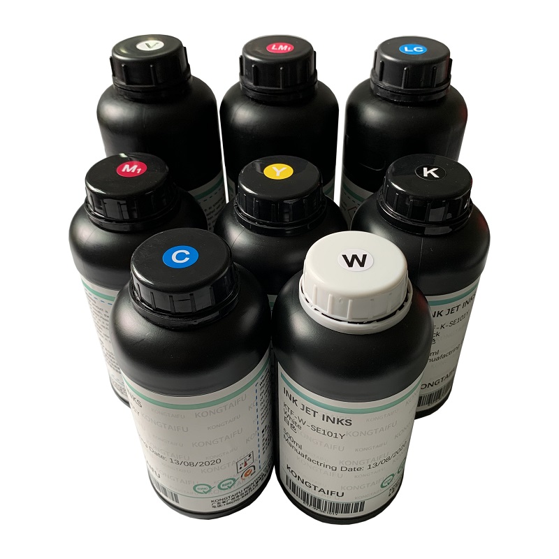 臺(tái)灣KTF系列UV墨水愛普生5代頭7代頭XP600TX800噴頭用LED固化墨水 愛普生噴頭UV墨水