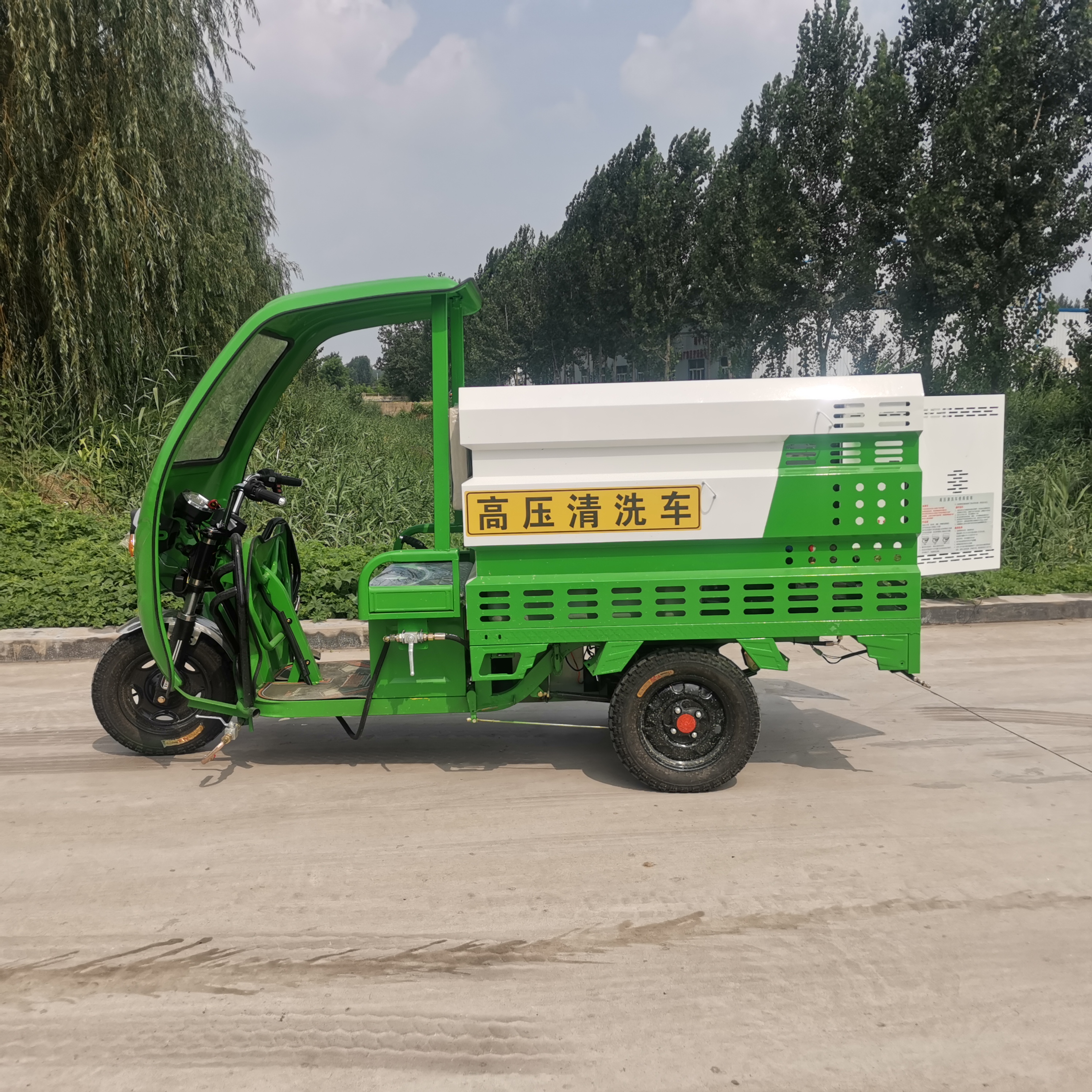 新能源電動(dòng)三輪車(chē)高壓清洗車(chē) 園林綠化降霾工地環(huán)衛(wèi)除塵路面清洗車(chē) 廠家直銷(xiāo)