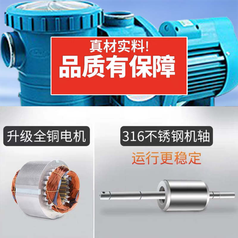 泳池過(guò)濾設(shè)備 泳池工程安裝 水泵 泳池過(guò)濾水泵 3匹水泵