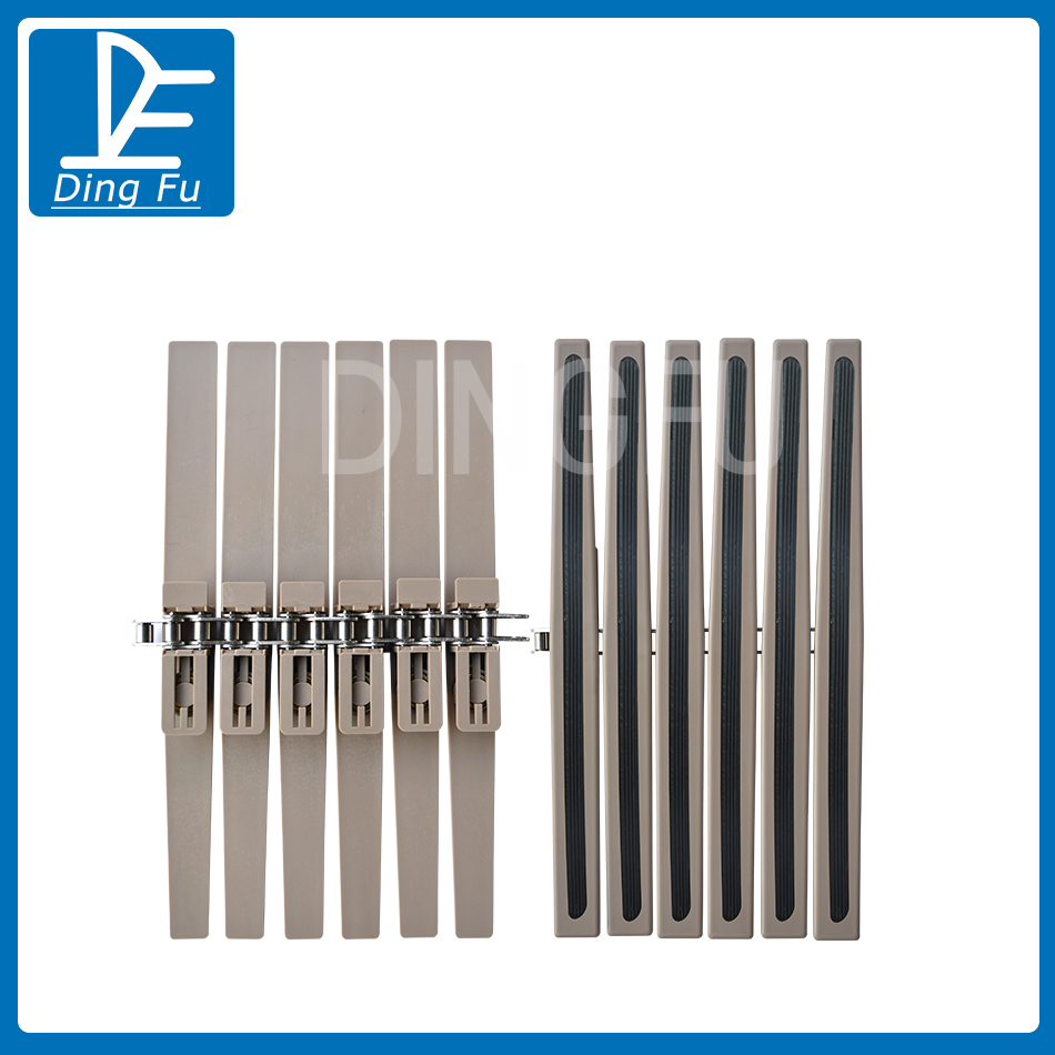 塑料鋼基彎鏈 帶軸承輸送帶 鏈板 1873鋼基彎鏈 防滑鏈板 螺旋機輸送帶