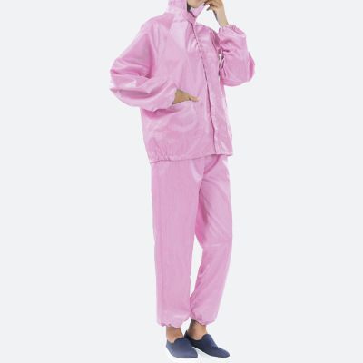 防塵連帽上衣分體工作服無塵防靜電套裝男女分體連帽 防靜電分體服