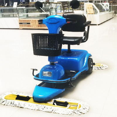 冠儒3102電動(dòng)塵推車駕駛式電動(dòng)拖地機(jī)工廠車間超市掃地機(jī)