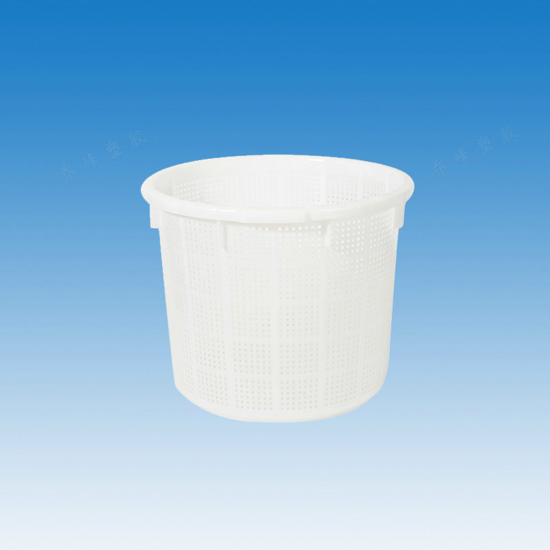 供應(yīng)重慶1#圓籮480*390 塑料水果筐-重慶食品筐-塑料篩籮