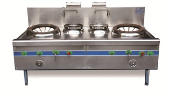 雙眼節(jié)能炒灶