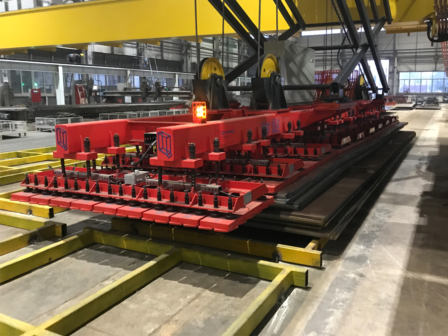 鋼板起重吊具 一種集群陣列式鋼板下料電永磁吊具