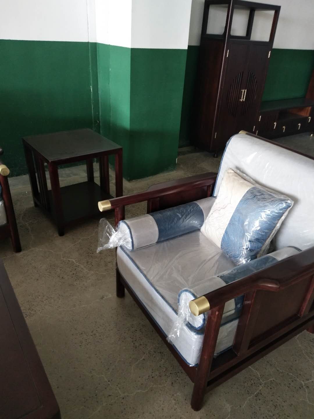 橡膠木-新中式沙發(fā)