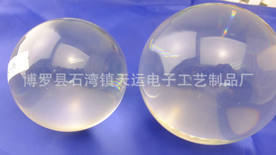 長期供應(yīng) 定制彩色透明水晶球 情侶透明水晶球工藝品