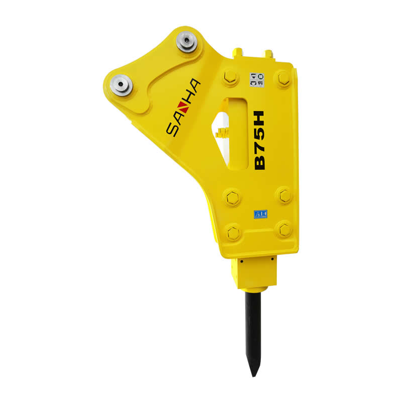 B75H 三角型液壓破碎錘機(jī)搞頭炮頭 挖掘機(jī)配件 釬桿直徑75mm 一統(tǒng)山河（SANHA）