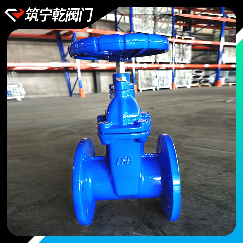 筑寧乾 暗桿軟密封閘閥Z45X-16Q 彈性座封閘閥dn100 法蘭閥門 手動軟密封閘閥