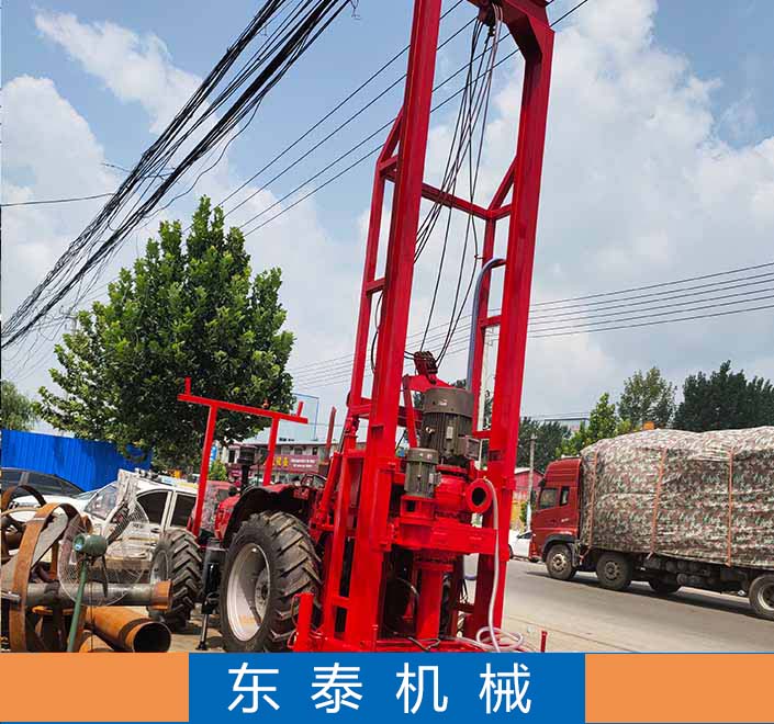 東泰大拖拉機(jī)帶反循環(huán)鉆井機(jī)廠家
