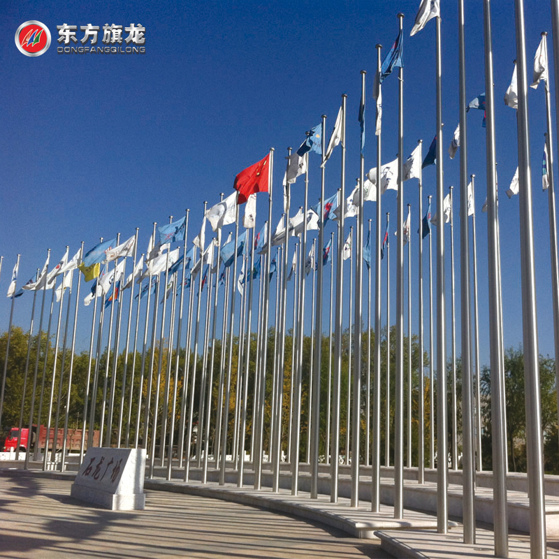 手動(dòng)錐形旗桿一體不銹鋼升降戶(hù)外