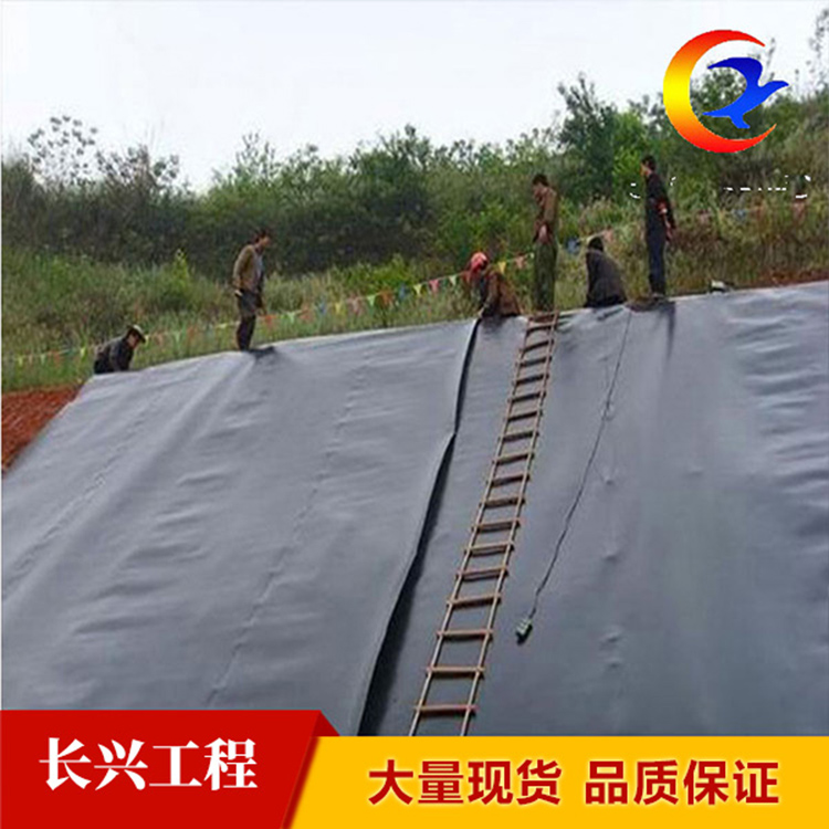 HDPE垃圾場填埋防滲膜 聚乙烯土工膜 HDPE防滲膜  垃圾場1.5mmHDPE防滲膜