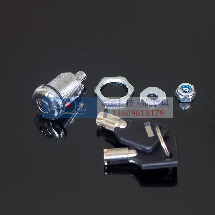 彈子轉(zhuǎn)舌鎖M16-20 通開雜號訂制 螺母或螺絲固定鎖舌 安全信箱鎖