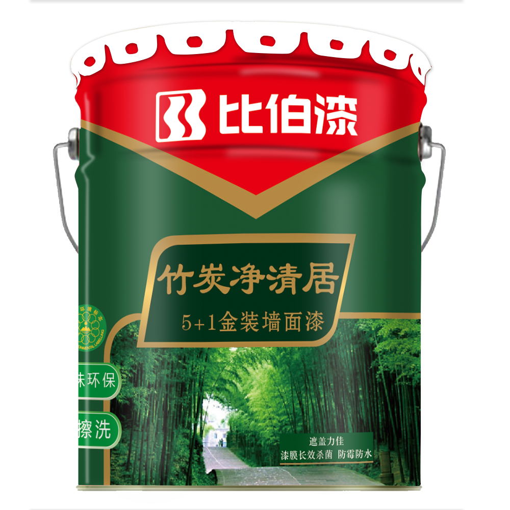 比伯金裝竹炭凈清居5+1墻面漆 白色室內(nèi)墻漆 廠家*