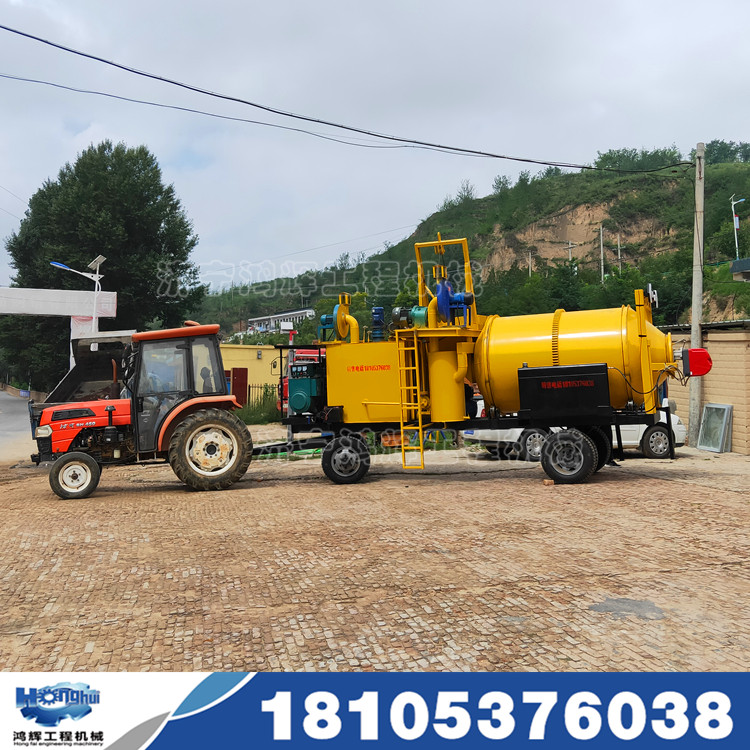 車載式瀝青拌合機 小型移動式瀝青銑刨料再生攪拌機 滾筒式瀝青拌合機 瀝青拌和機