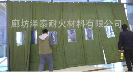 保溫防塵防寒棉門(mén)簾 耐高溫門(mén)簾 防火