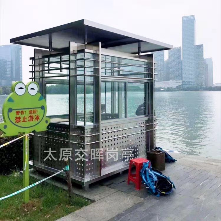 山西大同左云學校門衛(wèi)崗亭，景區(qū)崗亭，鋼結(jié)構(gòu)崗亭