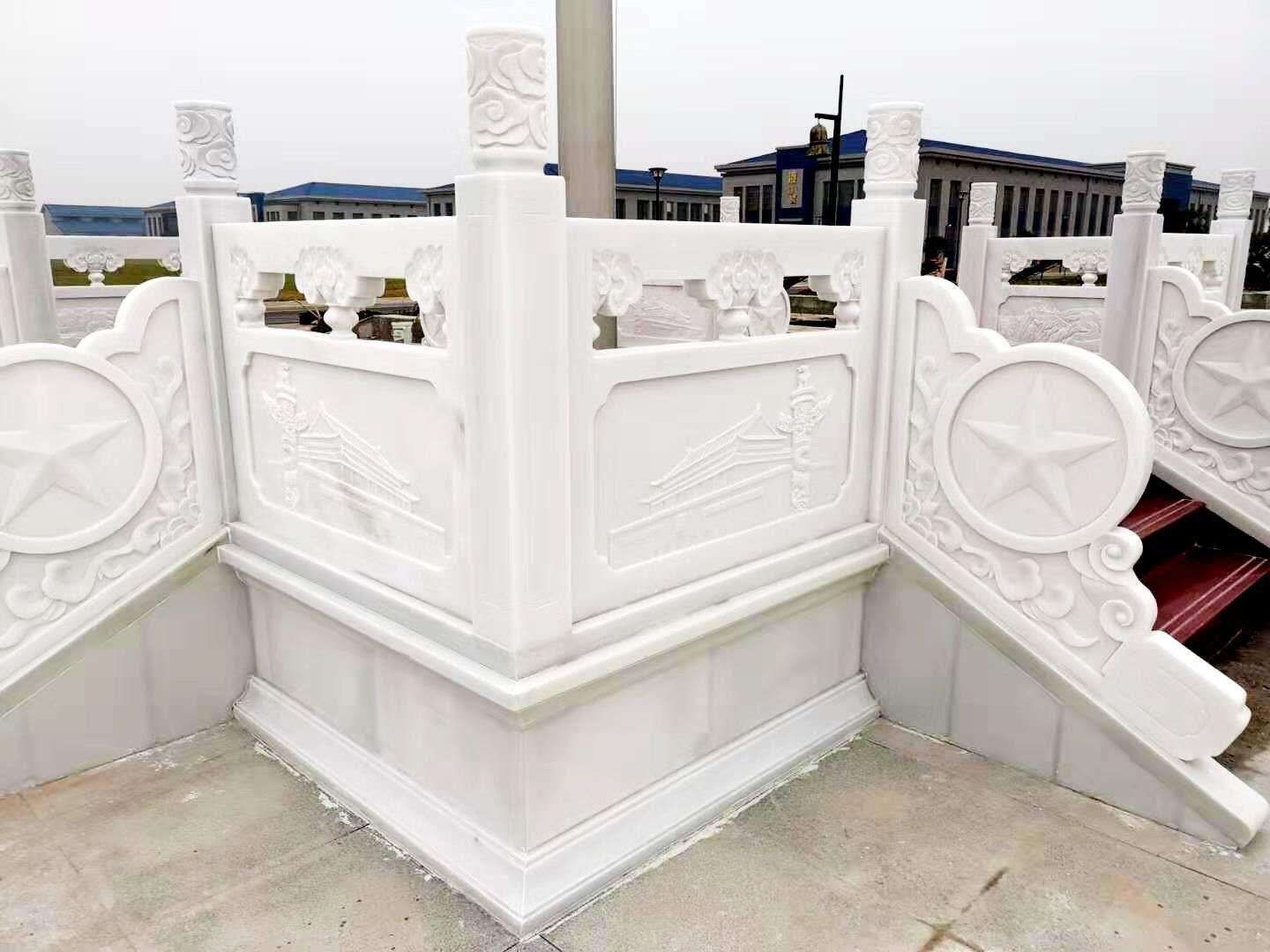 漢白玉旗臺多少錢  漢白玉旗臺批發(fā)價格