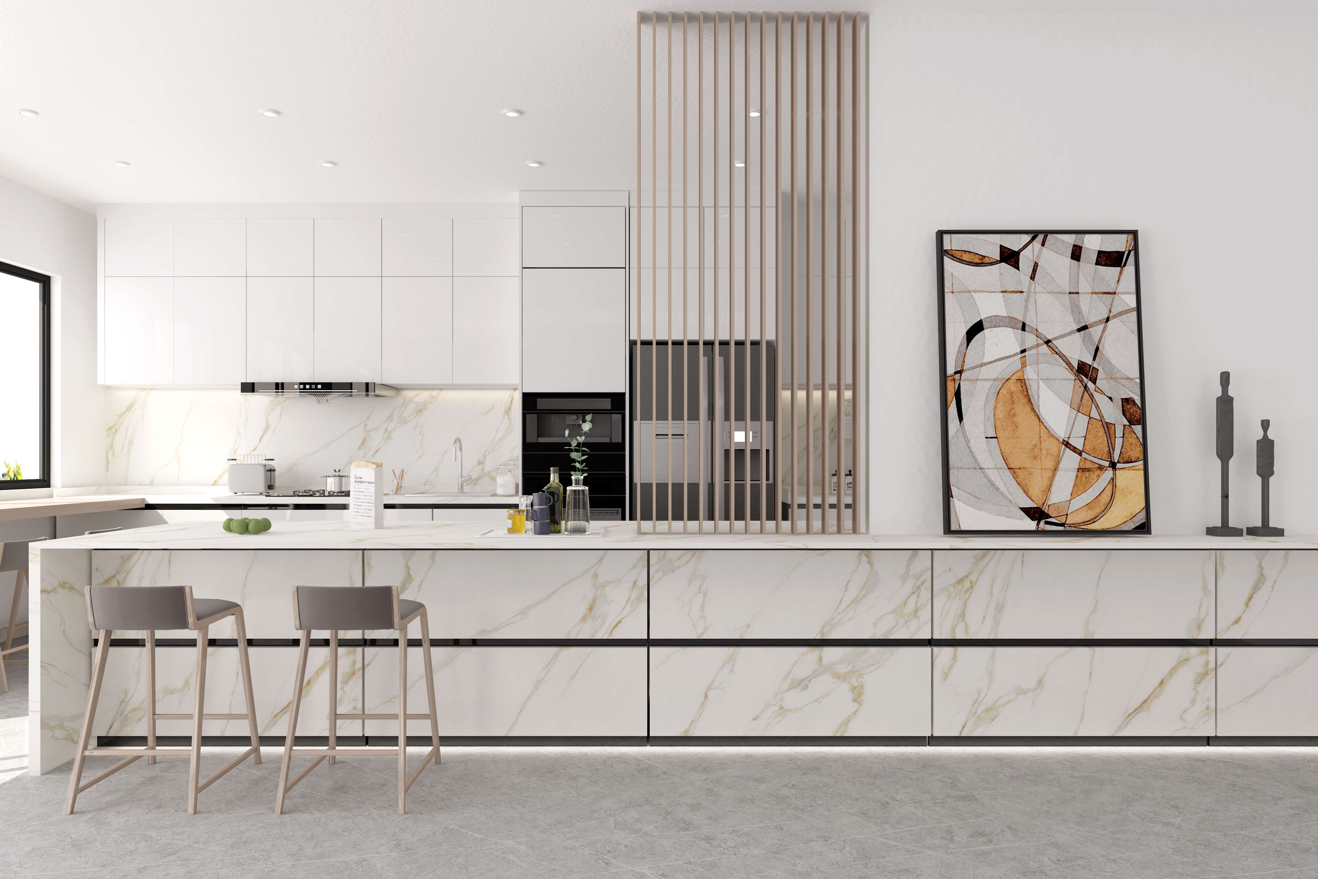 廣東佛山廚房巖板臺面定制