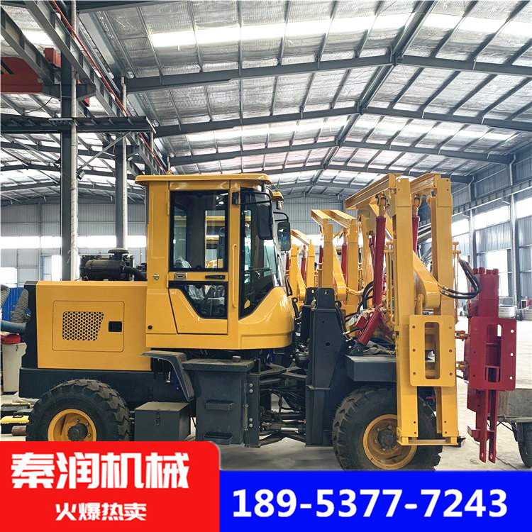 秦潤品牌護(hù)欄打樁機(jī) ，波形護(hù)欄打樁機(jī)，護(hù)欄打樁機(jī)廠家